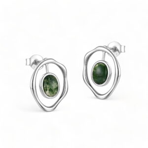 Sterling-silver-hoop-inlaid-moss-agate-ear-studs-min.jpg