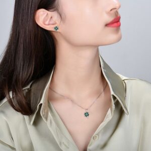 Silver-Green-Clover-Necklace-and-Ear-Studs-for-Women.jpg